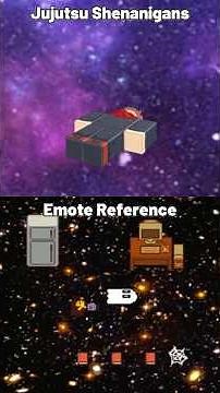 Jujutsu Shenanigans Vs Emote Reference Comparison 3 #jjs #roblox #shorts