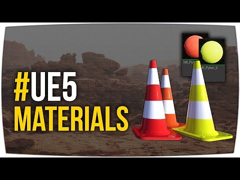 #UE5 Material erstellen + Instances | Für Anfänger ► Unreal Engine 5 Tutorial (German)