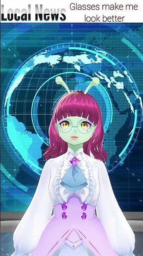 funny space alien Vtuber Raiko Star tells the local news 122