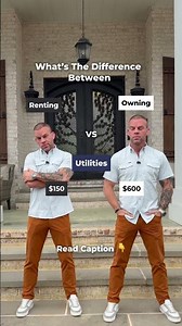 Renting vs owning 🏡