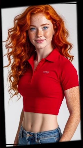 Radiant Street Style in Red Crop Top