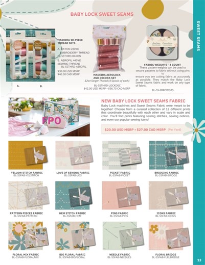 📖Check out this beautiful catalog IN THE MAKING from Baby Lock. 💡Great ideas for projects and the tools to help you implement them! 😍My favorite is the NEW Over Door Stabilizer Organizer! 👀something you have to have give us a call and if we don't have it in stock we can order it for you. 📱706-622-2345 | The Stitchery