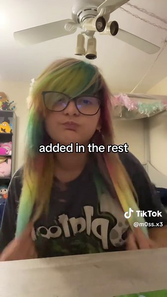 tutorial #rainbowhair #extensions #scene #fyp #alt | Extensions Hair