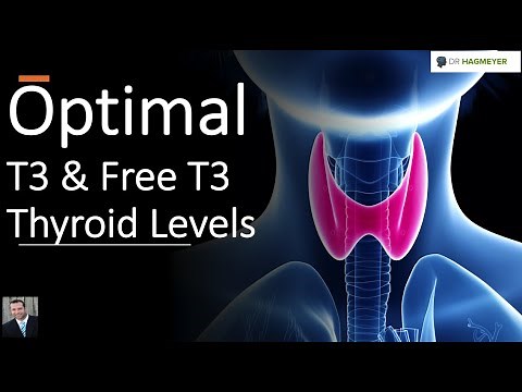 Optimal and Best T3 and Free T3 levels (Functional Thyroid Levels)