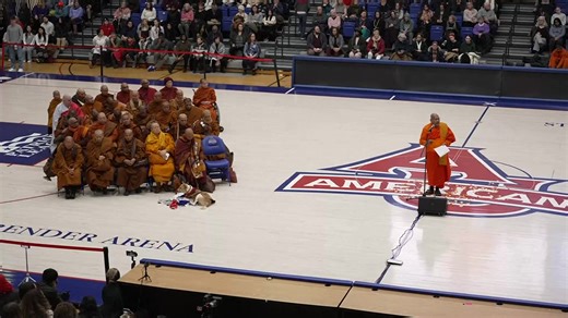 Two dozen Buddhist monks complete their 2,300-mile ‘Walk for Peace,’ which began in Texas and crossed nine US states, drawing thousands of onlookers, in Washington, D.C. They will meet with other monks and nuns at American University. #Monks #Peace #WashingtonDC #Walk #Buddhism #USA #AmericanUniversity #live #Reuters #News Keep up with the latest news from around the world: https://www.reuters.com/ | Reuters