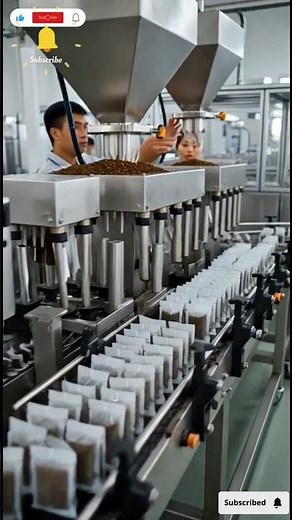 Tea making process.
