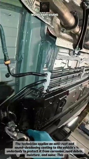 Car Underside Rustproofing Process 🚗 Anti-Rust Shield #CarCare #AutoRepair #RustProof