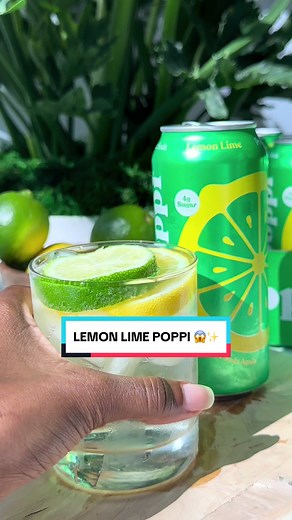 hands down one of the drinks of the summer 👀🍋🍋‍🟩 #drinkpoppi #poppisoda #poppi #lemonlimepoppi #sodasback #newflavor #newflavorlaunch #drinkofthesummer #fyp #fy