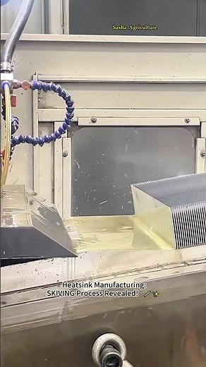Heatsink Manufacturing SKIVING Process Revealed