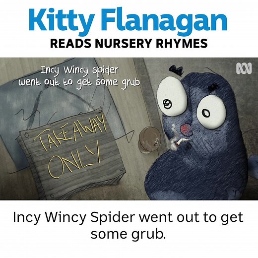 623K views · 425 reactions | Kitty Flanagan reads COVID-friendly nursery rhymes.  The Weekly | ABC Perth | Facebook