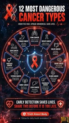 🚨🔬 12 MOST DANGEROUS CANCER TYPES YOU SHOULD NEVER IGNORE ⚠️🧬