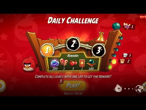 Angry birds 2 - Daily Challenge King Pig Panic ! 