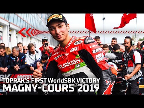 Razgatlioglu takes his FIRST VICTORY in #WorldSBK at Magny-Cours in 2019 | #FRAWorldSBK