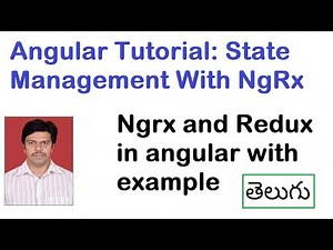 Ngrx and Redux in angular with example telugu - Angular Tutorial: State Management With NgRx