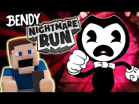 Bendy's Nightmare Run BATIM Gameplay APP Android Hack Walkthrough Song Puppet Steve