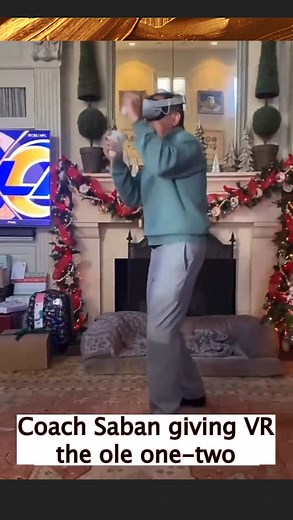 Elite Alabama Football Head Coach by day, elite VR boxer by night 🥊 😂 | College Football on FOX