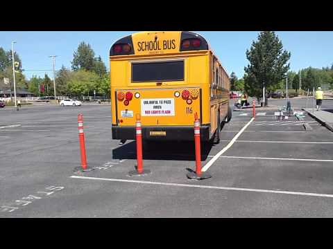 School Bus Rodeo parallel parking a school bus!!!
