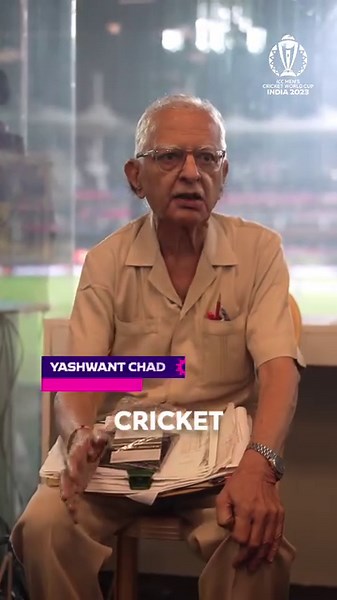 Meet Yashwant Chad, who is embarking on his 52nd year as a scorer 📝 #Cricket #CricketReels #CWC23 | ICC - International Cricket Council
