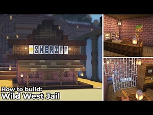 How to Build a Wild West Jail | Minecraft Tutorial