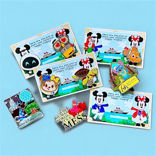 Disney Trading Pin Starter Set | 2 Random Pins, Cruise Gift - Etsy