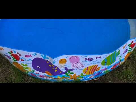 Intex 6 feet snapset Pool setup/review for ages 3+