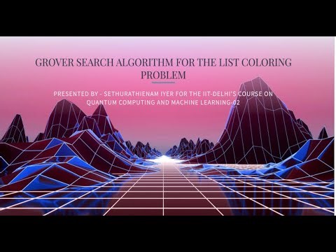 Solving List Coloring using Grover's Search Algorithm