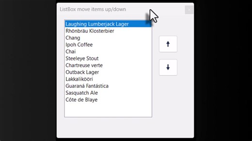 For those still using Windows Forms, code to read data from a database, view in a ListBox which provides moving items up/down and save to the database.https://t.co/KYVBZHv2lu