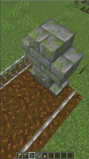 How to make gravestone in Minecraft! #minecraft #gaming #minecraftbuilding #fypシ #olivertree #fyp