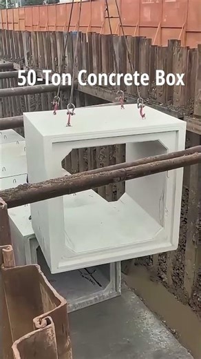 Massive Precast Box Culvert Installation
