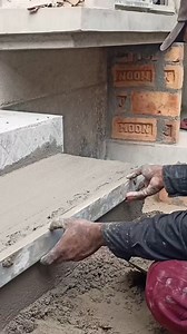 Stair anti-slip strip plastering#shorts | Raj Mistri vlogs