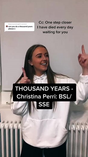 Learn British Sign Language with Thousand Years Song Interpretation