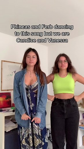 Phineas and Ferb Dance Trend | Candice and Vanessa Song