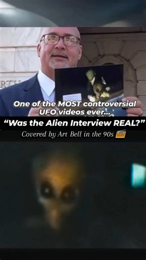 UAP Global | UFO & Disclosure News on Instagram: "🚨 Before YouTube. Before podcasts. Before viral clips… This case shook late-night radio. In this interview, Chris Ramsay (Area 52 Investigations) sits down with Jon Stewart to examine one of the most controversial pieces of UFO footage ever released — the infamous Alien Interview. What many forget is that this footage was first brought to the public by the legendary late-night broadcaster Art Bell. In the 1990s, Art interviewed a mysterious sour
