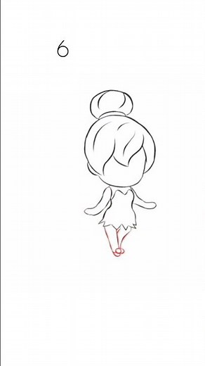 How To Draw Tinkerbell Step By Step | Tip of pencil |