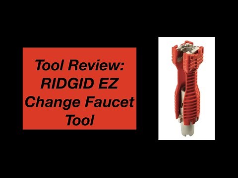 Tool Review: RIDGID EZ Change Faucet Tool
