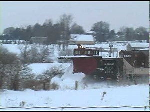 Snow Plow on the Ontario Southland Railway
