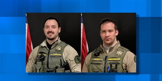 2 Lee County deputies recognized for heroism after car left dangling over embankment
