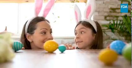 Easter 🐰 Egg 🥚 Safety Tips Remember these two tips to help you handle eggs safely. 1. Don't eat eggs after hiding or playing with them. Bacteria and viruses picked up on the shells can be transferred to the edible part of the egg. 2. Easter eggs should be hard-boiled before coloring. Use or eat hard-cooked eggs (in the shell or peeled) within 1 week after cooking. https://www.fda.gov/food/buy-store-serve-safe-food/what-you-need-know-about-egg-safety | FoodSafety.gov