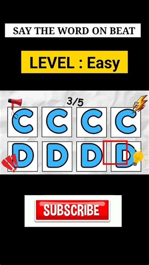 Say The Word On Beat Challenge | Level 1 - 5 | Level Easy to Insane