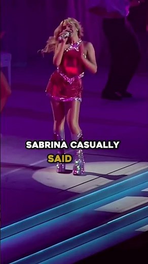 Sabrina Carpenter said oops when she slipped 😂❤️