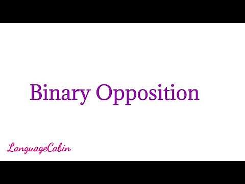 Binary Opposition | Structuralism