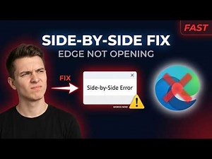 Fix Microsoft Edge Side-by-Side Configuration Error | Step-by-Step Guide