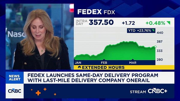FedEx launches same-day delivery program with last-mile delivery company OneRail