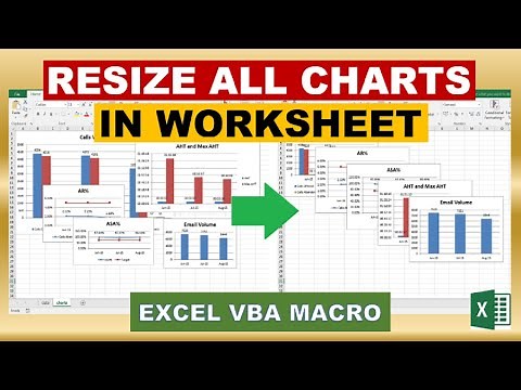 Resize All Charts In Worksheet Excel VBA Macro