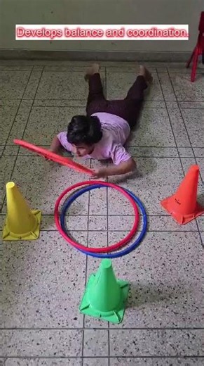 Prone extension #OccupationalTherapy #OTActivities #PediatricTherapy #sensoryintegration