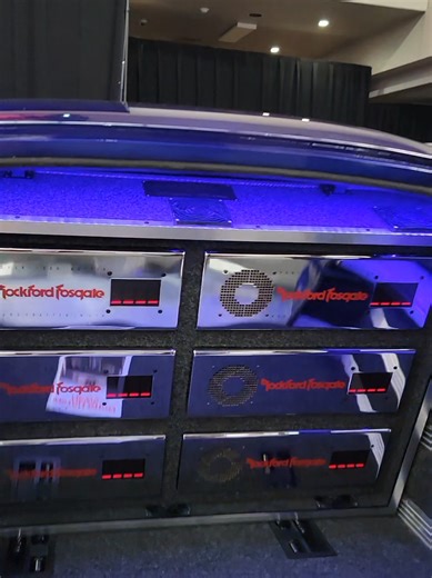 6000 Rockford Fosgate watts and 3 24-inch subs in the 1980's? Wayne Harris iconic Terminator build at MasterTech EXPO ! #Terminator #lownotesgarage #rockfordfosgate #oldschool #amps