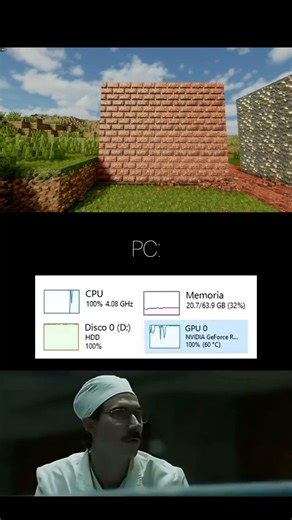 Realistic Minecraft vs PC