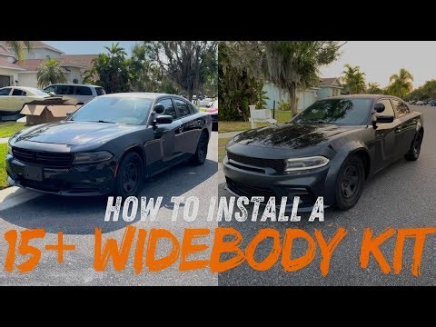 HOW TO INSTALL WIDEBODY KIT ON DODGE CHARGER