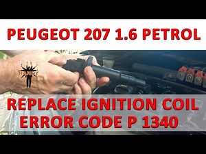 Fix a misfire on a Peugeot 207 1.6 petrol - error code P1340