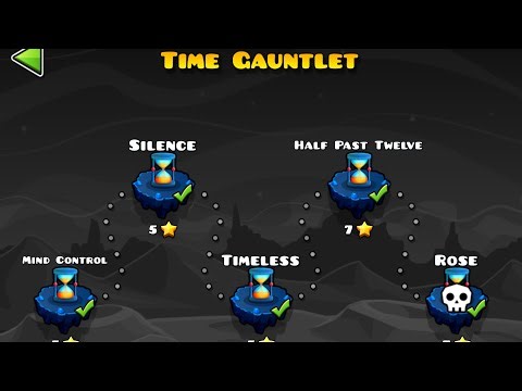I Beat The Time Gauntlet In Geometry Dash!